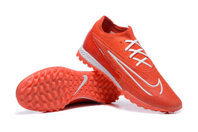 Nike Phantom GX Elite TF Low-Tops Soccer Shoes - Red/White