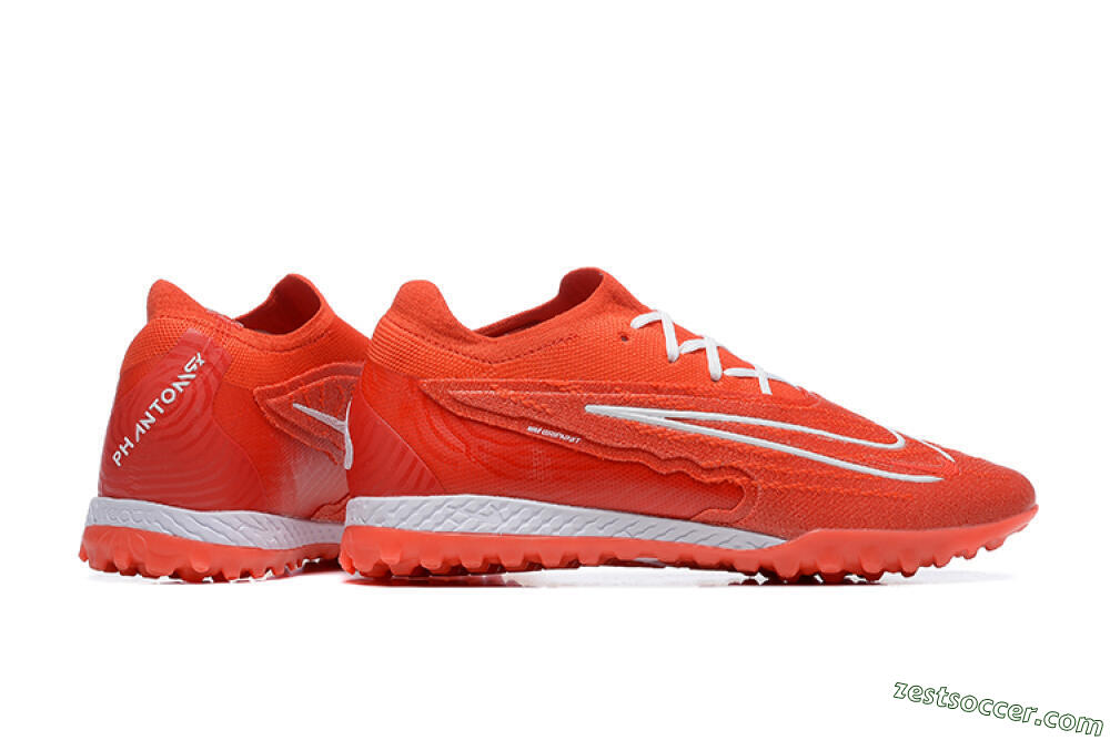 Nike Phantom GX Elite TF Low-Tops Soccer Shoes - Red/White 9
