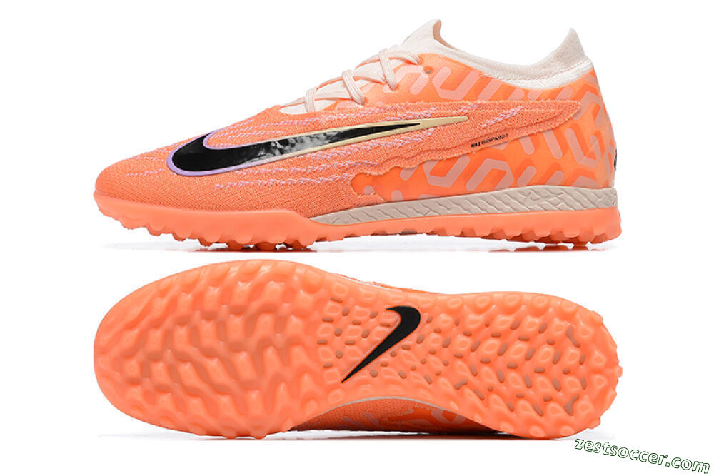 Nike Phantom GX Elite TF Low-Tops Soccer Shoes - Orange/Black/Purple 1