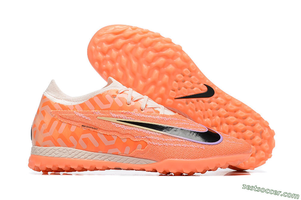 Nike Phantom GX Elite TF Low-Tops Soccer Shoes - Orange/Black/Purple 0