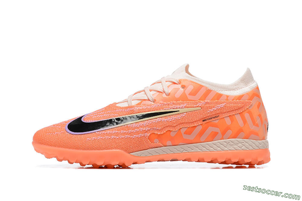 Nike Phantom GX Elite TF Low-Tops Soccer Shoes - Orange/Black/Purple 2