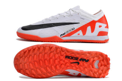 Nike Mercurial Vapor 15 Elite TF Low-Tops Soccer Shoes - White/Black/Red