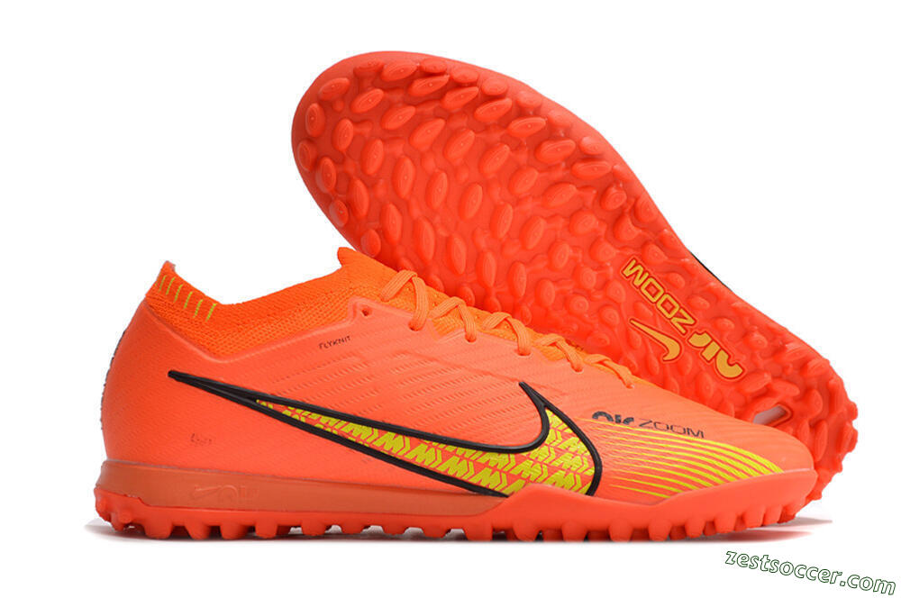 Nike Air Zoom Mercurial Vapor 15 Elite TF Low-Tops Soccer Shoes - Red/Yellow 0