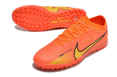 Nike Air Zoom Mercurial Vapor 15 Elite TF Low-Tops Soccer Shoes - Red/Yellow
