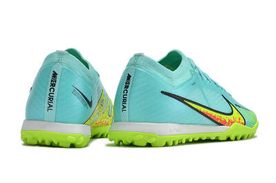 Nike Air Zoom Mercurial Vapor 15 Elite TF Low-Tops Soccer Shoes - Blue/Green