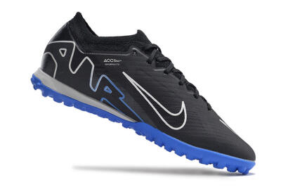 Nike Mercurial Vapor 15 Elite TF Low-Tops Soccer Shoes - Black/Blue