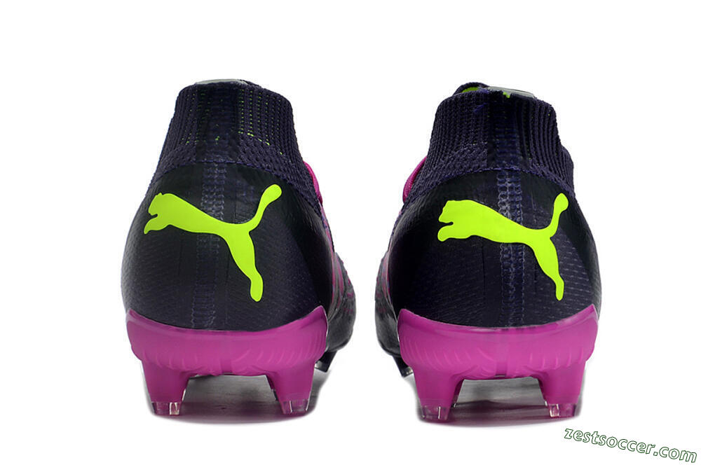 Puma Future Ultimate FG Low-Tops Soccer Cleats - Purple/Pink/Green 5