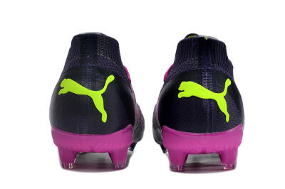Puma Future Ultimate FG Low-Tops Soccer Cleats - Purple/Pink/Green