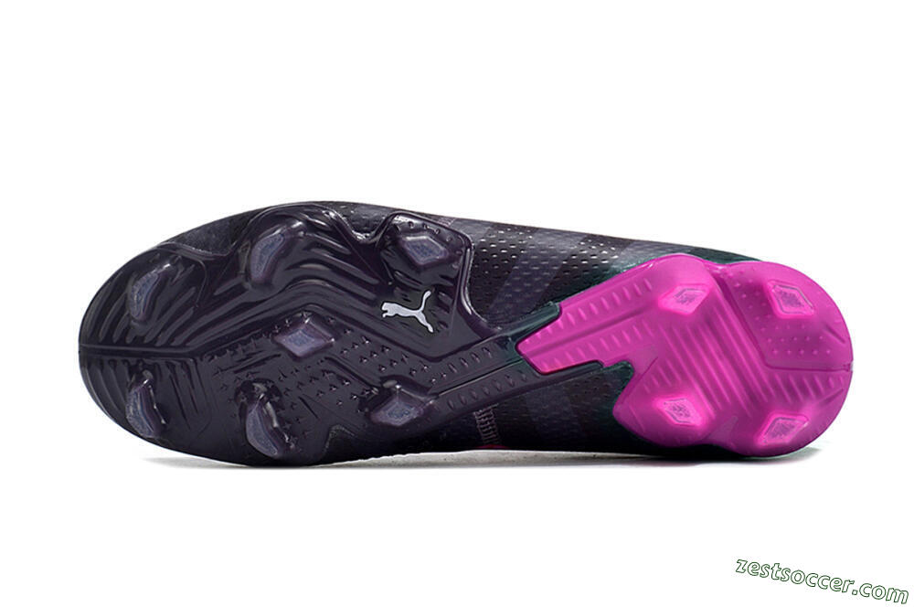 Puma Future Ultimate FG Low-Tops Soccer Cleats - Purple/Pink/Green 6