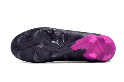 Puma Future Ultimate FG Low-Tops Soccer Cleats - Purple/Pink/Green