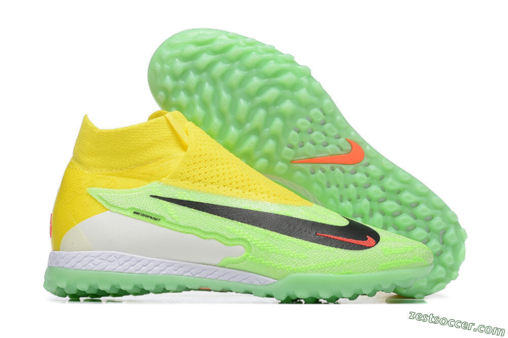 Nike Phantom GX Elite TF High-Tops Soccer Shoes - Yellow/Green/Black/Red/White 0