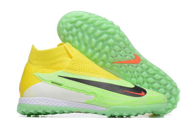 Nike Phantom GX Elite TF High-Tops Soccer Shoes - Yellow/Green/Black/Red/White