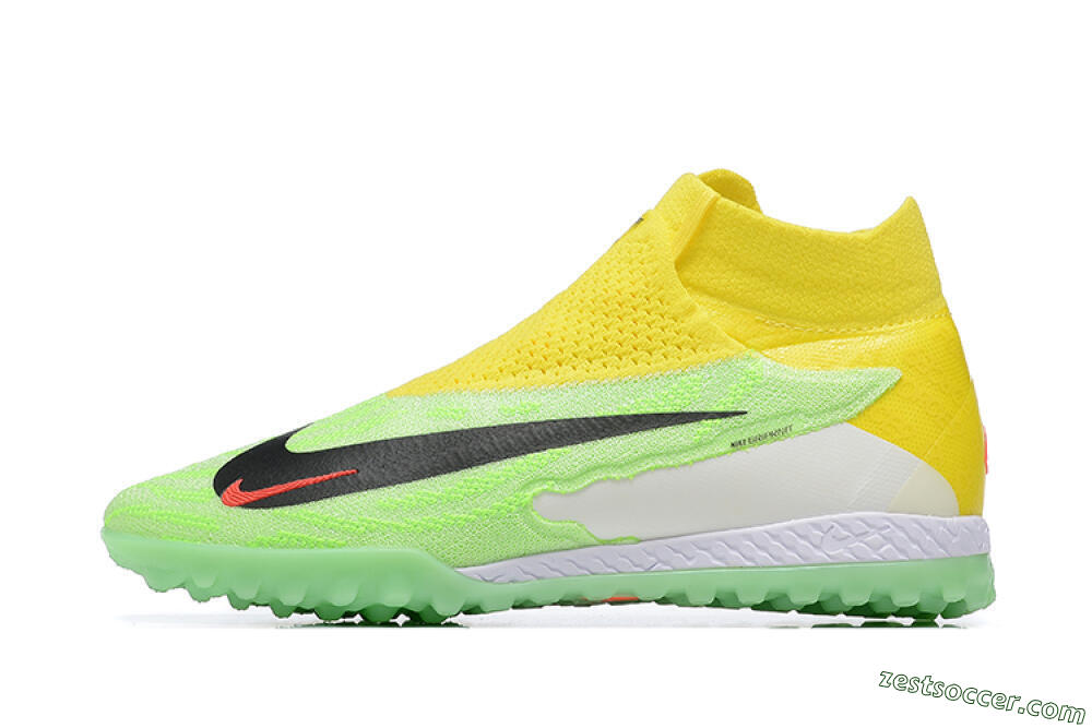 Nike Phantom GX Elite TF High-Tops Soccer Shoes - Yellow/Green/Black/Red/White 2