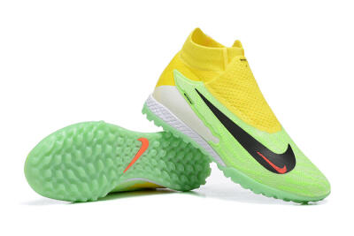 Nike Phantom GX Elite TF High-Tops Soccer Shoes - Yellow/Green/Black/Red/White
