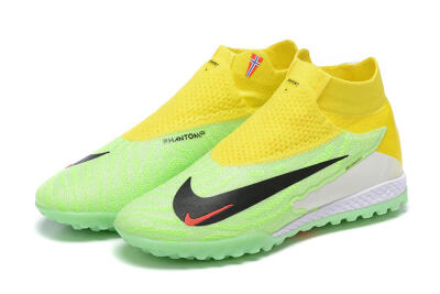 Nike Phantom GX Elite TF High-Tops Soccer Shoes - Yellow/Green/Black/Red/White