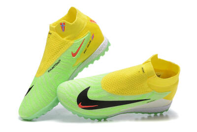Nike Phantom GX Elite TF High-Tops Soccer Shoes - Yellow/Green/Black/Red/White