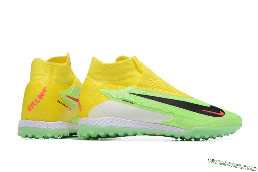 Nike Phantom GX Elite TF High-Tops Soccer Shoes - Yellow/Green/Black/Red/White 9