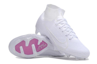Nike Air Zoom Mercurial Superfly 9 Elite Change Color In Sunlight FG High-Tops Soccer Cleats - White/Purple