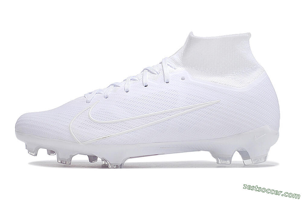 Nike Air Zoom Mercurial Superfly 9 Elite Change Color In Sunlight FG High-Tops Soccer Cleats - White/Purple 2