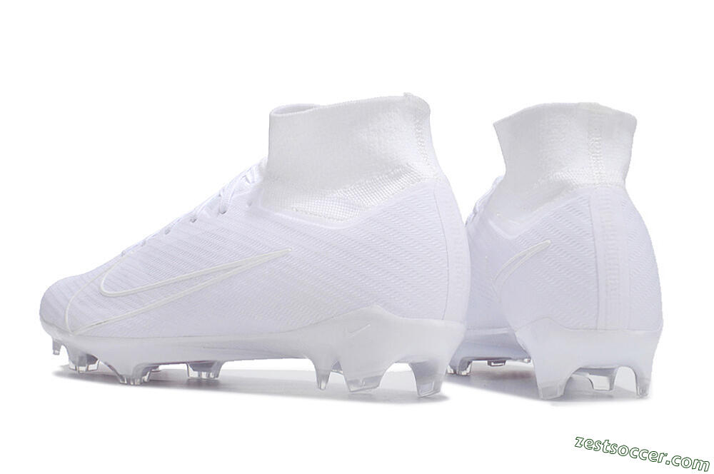 Nike Air Zoom Mercurial Superfly 9 Elite Change Color In Sunlight FG High-Tops Soccer Cleats - White/Purple 4