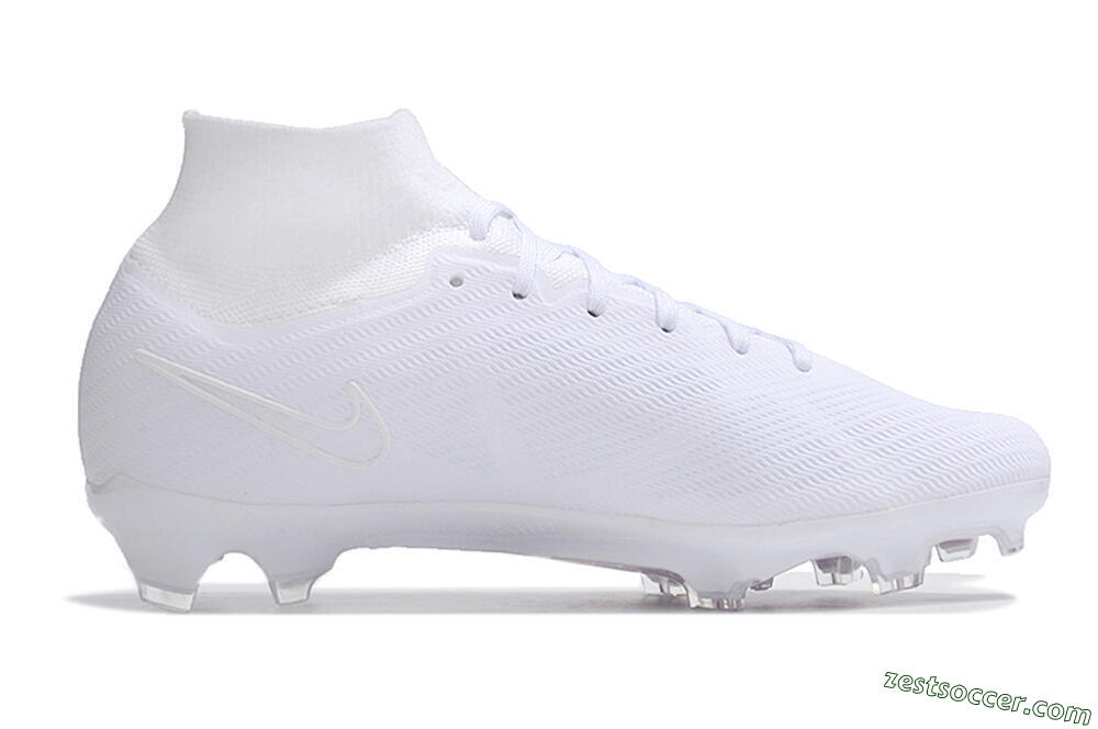 Nike Air Zoom Mercurial Superfly 9 Elite Change Color In Sunlight FG High-Tops Soccer Cleats - White/Purple 5