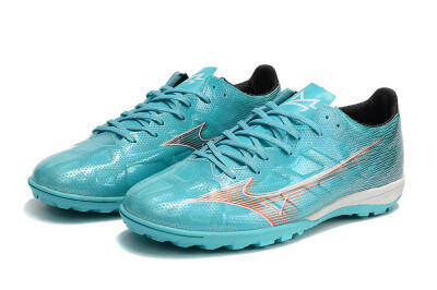 Mizuno Alpha Made in Japan TF Low-Tops Soccer Shoes - Blue/Orange/White