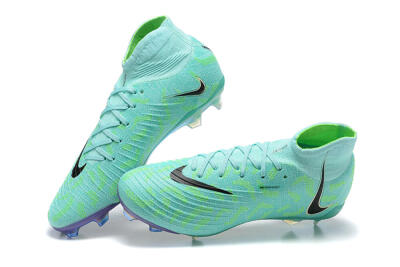 Nike Phantom Luna Elite FG High-Tops Soccer Cleats - Green/Yellow/Black