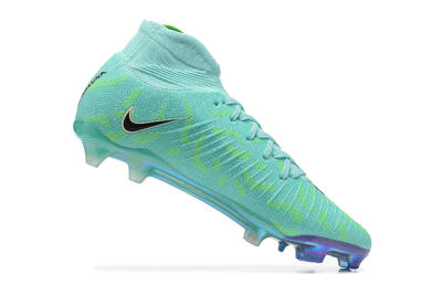 Nike Phantom Luna Elite FG High-Tops Soccer Cleats - Green/Yellow/Black