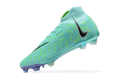 Nike Phantom Luna Elite FG High-Tops Soccer Cleats - Green/Yellow/Black