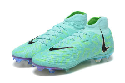 Nike Phantom Luna Elite FG High-Tops Soccer Cleats - Green/Yellow/Black