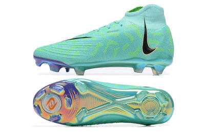 Nike Phantom Luna Elite FG High-Tops Soccer Cleats - Green/Yellow/Black