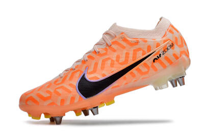 Nike Air Zoom Mercurial Vapor XV Elite SG Low-Tops Soccer Cleats - Orange/Black/Purple
