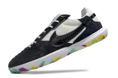 Nike StreetGato IC Low-Tops Soccer Shoes - Black/White