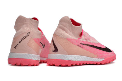 Nike Phantom GX Elite DF Link TF High-Tops Soccer Shoes - Pink/Black/White
