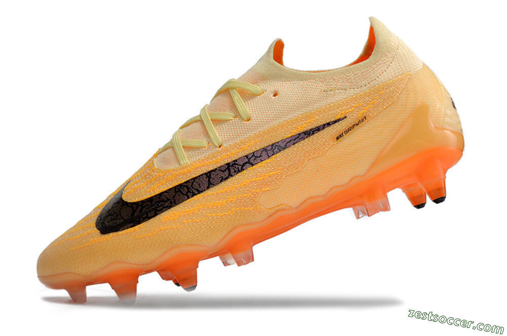 Nike Phantom GX Elite Link Pro SG Low-Tops Soccer Cleats - Orange/Pink/Black 4