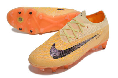 Nike Phantom GX Elite Link Pro SG Low-Tops Soccer Cleats - Orange/Pink/Black