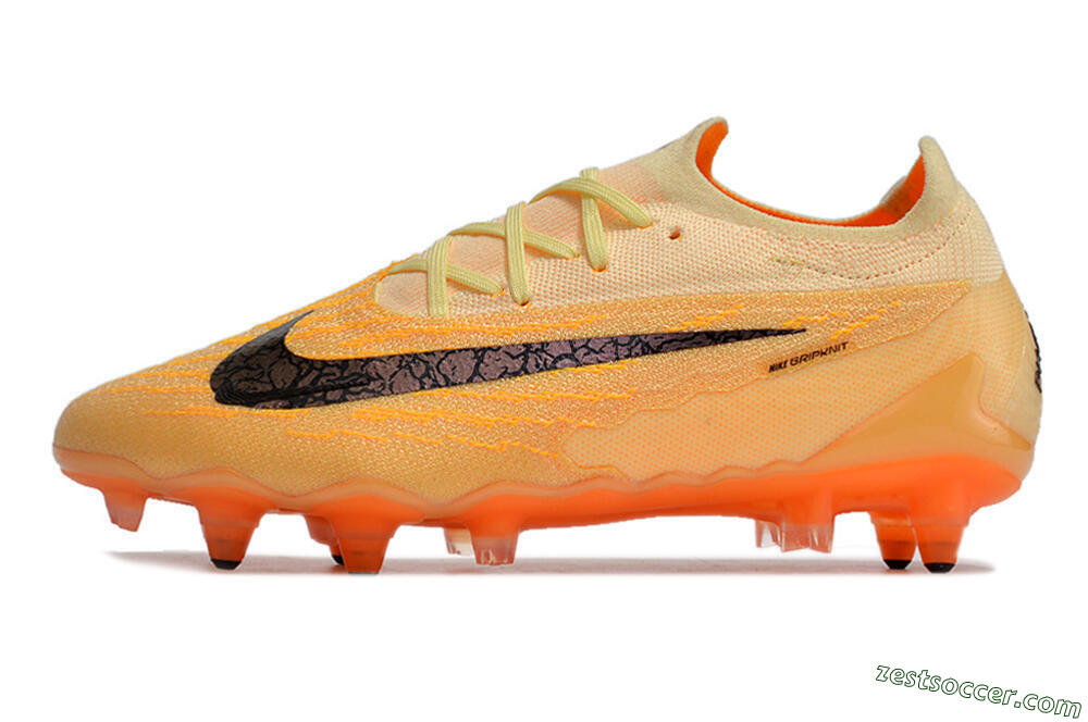 Nike Phantom GX Elite Link Pro SG Low-Tops Soccer Cleats - Orange/Pink/Black 2
