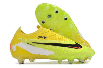Nike Phantom GX Elite Link Pro SG Low-Tops Soccer Cleats - Yellow/Green/Black/White