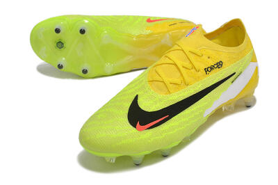 Nike Phantom GX Elite Link Pro SG Low-Tops Soccer Cleats - Yellow/Green/Black/White