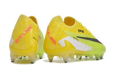 Nike Phantom GX Elite Link Pro SG Low-Tops Soccer Cleats - Yellow/Green/Black/White