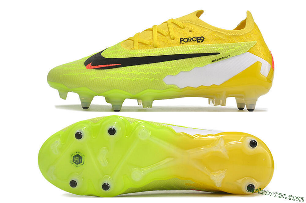 Nike Phantom GX Elite Link Pro SG Low-Tops Soccer Cleats - Yellow/Green/Black/White 1