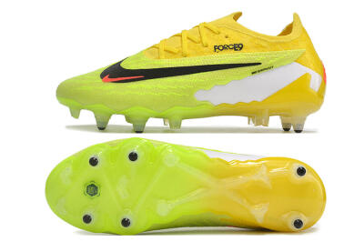Nike Phantom GX Elite Link Pro SG Low-Tops Soccer Cleats - Yellow/Green/Black/White