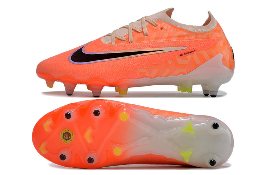 Nike Phantom GX Elite Link Pro SG Low-Tops Soccer Cleats - Pink/Black/Purple 1