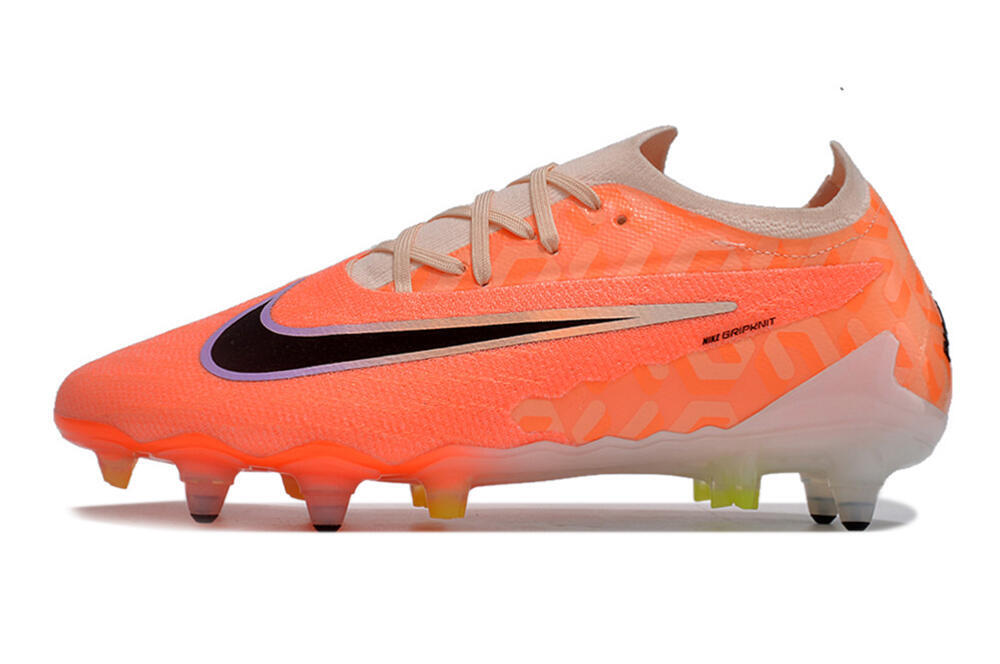 Nike Phantom GX Elite Link Pro SG Low-Tops Soccer Cleats - Pink/Black/Purple 2