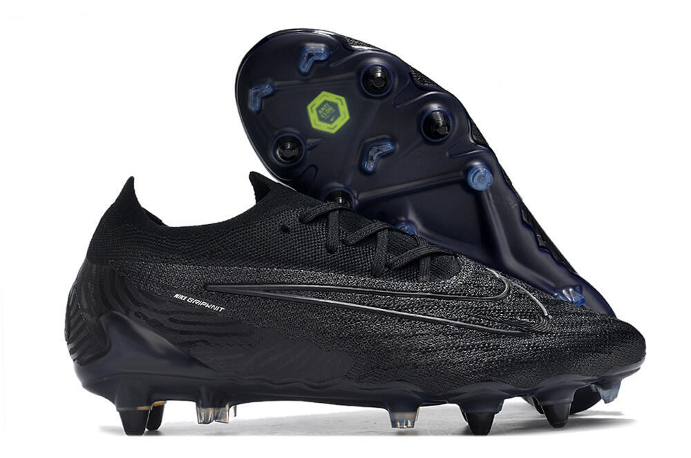 Nike Phantom GX Elite Link Pro SG Low-Tops Soccer Cleats - Black/Blue 0