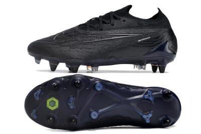 Nike Phantom GX Elite Link Pro SG Low-Tops Soccer Cleats - Black/Blue