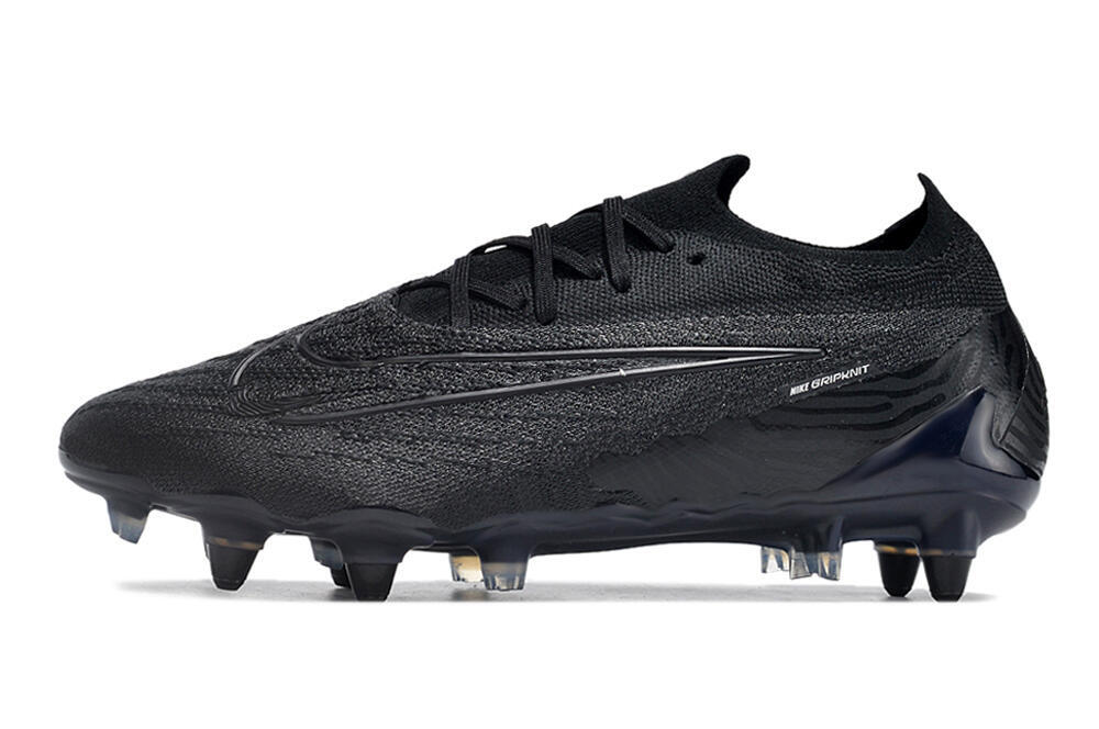 Nike Phantom GX Elite Link Pro SG Low-Tops Soccer Cleats - Black/Blue 2