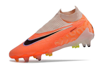 Nike Phantom GX Elite DF Link Pro SG High-Tops Soccer Cleats - Pink/Black/Purple