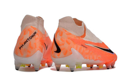 Nike Phantom GX Elite DF Link Pro SG High-Tops Soccer Cleats - Pink/Black/Purple