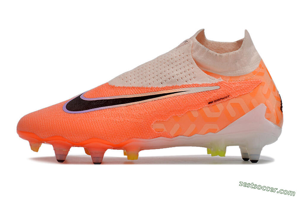 Nike Phantom GX Elite DF Link Pro SG High-Tops Soccer Cleats - Pink/Black/Purple 2